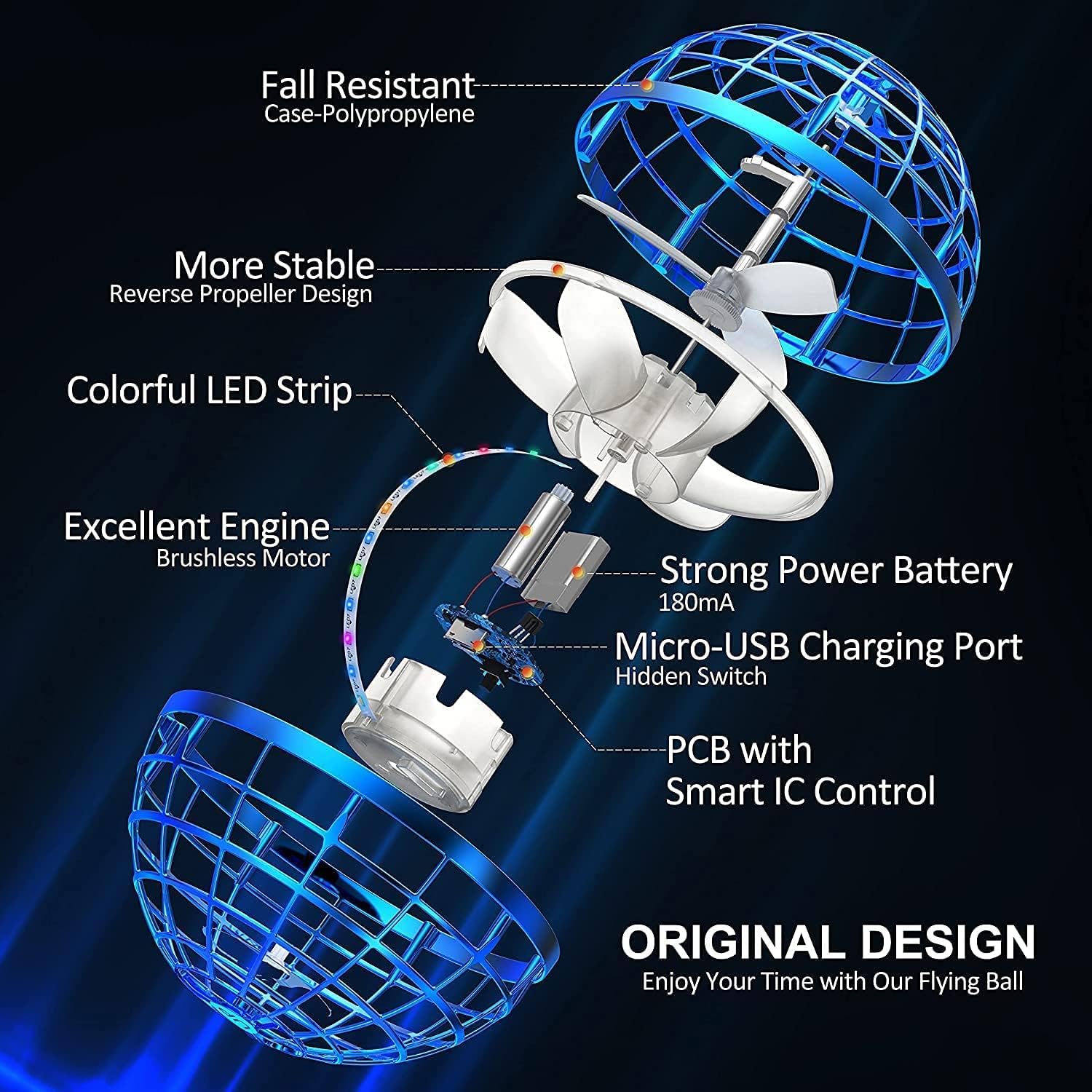 Elevate Flying Spinner Ball